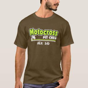 Motocross Pit Crew Pap T-shirt