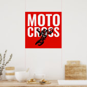 Motocross Pop sport Poster (Keuken)