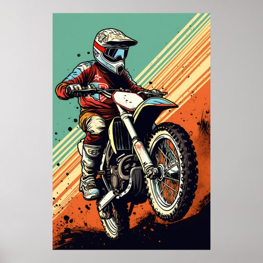 Motocross Poster (Voorkant)