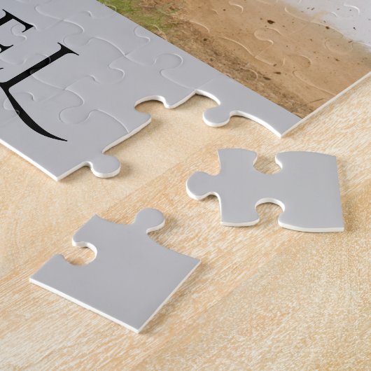 Motocross puzzle with personalized name. (Côté)