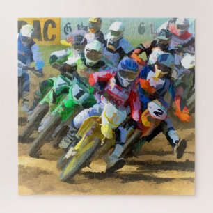 Motocross Race Graphic Art Legpuzzel