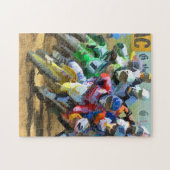 Motocross Race Graphic Art Legpuzzel (Horizontaal)