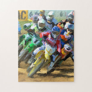 Motocross Race Graphic Art Legpuzzel