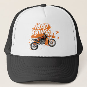 Motocross race trucker pet