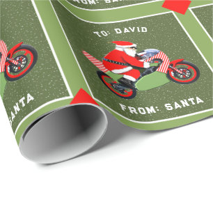 Motocross race vakantiegeschenk cadeaupapier