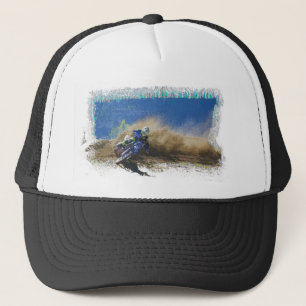Motocross Racer Artwork-cadeaus Trucker Pet