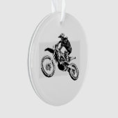 Motocross Racer Design Ornement (devant)
