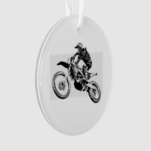 Motocross Racer Design Ornement (devant)