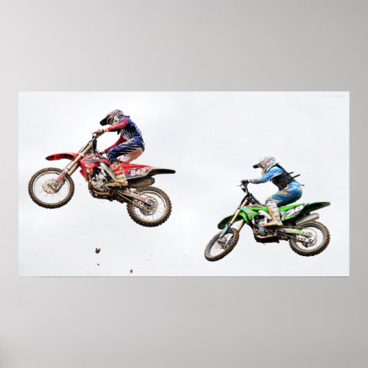 Motocross Racers Poster (Voorkant)