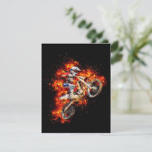 Motocross racing kaart (Staand voorkant)