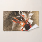 Motocross Rider (Serviette à main)