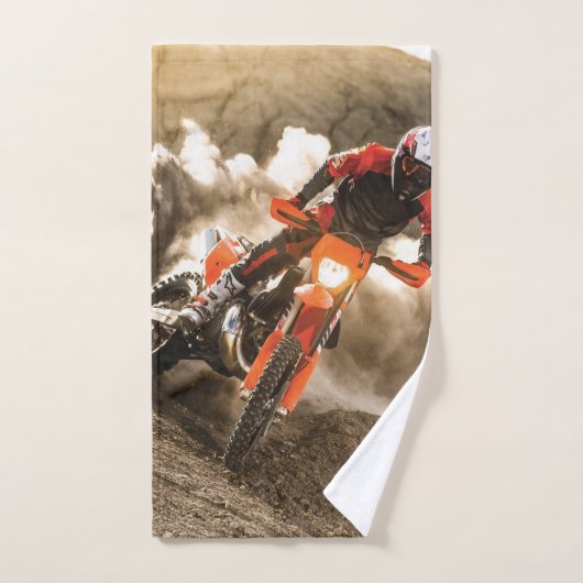 Motocross Rider (Serviette à main)