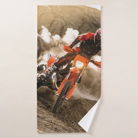 Motocross Rider (Serviette de bain)