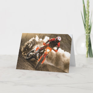 Motocross Rider Bedankkaart