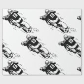 Motocross Rider Cadeaupapier (Vlak)