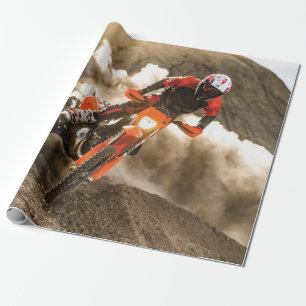 Motocross Rider Cadeaupapier