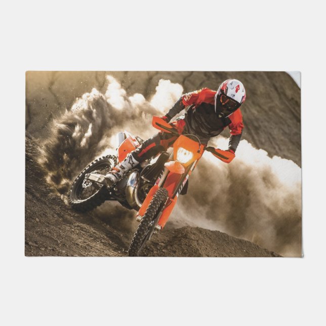 Motocross Rider Deurmat (Voorkant)