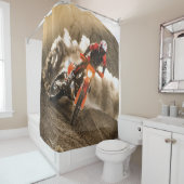 Motocross Rider Douchegordijn (In situ)