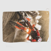 Motocross Rider Golfhanddoek (Horizontaal)