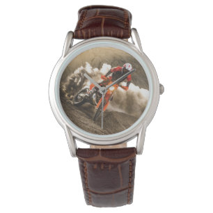 Motocross Rider Horloge
