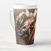 Motocross Rider Latte Mok (Linkerhoek)