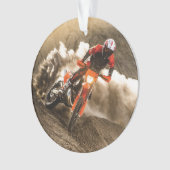 Motocross Rider Ornament (voorkant)