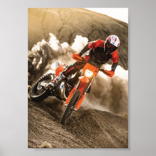 Motocross Rider Poster (Voorkant)