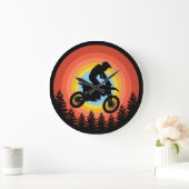 MOTOCROSS RIDER  SUNSET GROTE KLOK (Huis)