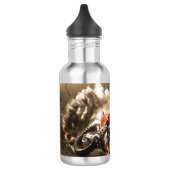 Motocross Rider Waterfles (Links)