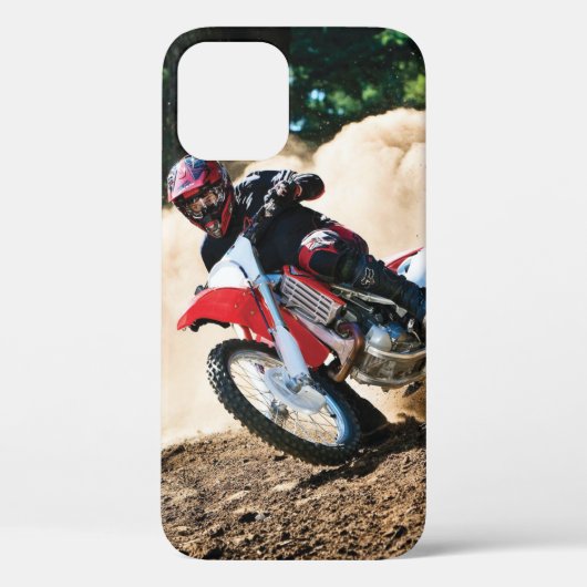 Motocross rijder gooit kussen Case-Mate iPhone case (Achterkant)