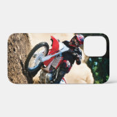 Motocross rijder gooit kussen Case-Mate iPhone case (Achterkant (horizontaal))