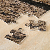 Motocross rijder gooit kussen legpuzzel (Zijkant)