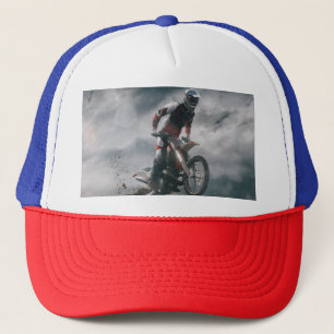 Motocross rijder trucker pet