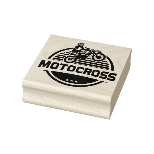 Motocross Rubber Stamp Rubberstempel (Stempel)