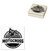 Motocross Rubber Stamp Rubberstempel (Gestempeld)