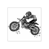 Motocross Rubberstempel (Afrduk)