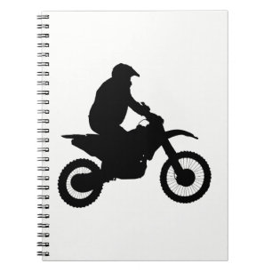 Motocross Silhouette Notitieboek