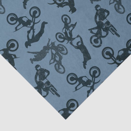 Motocross Tissuepapier (Detail)