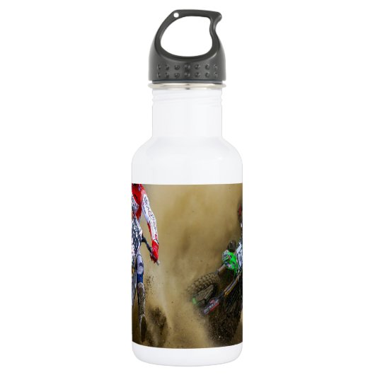 Motocross Waterfles (Voorkant)