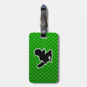 Motocross Whip Bagagelabel (Achterkant verticaal)