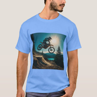 Motocrossracer bij Spirit Lake T-shirt