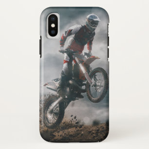 Motocrossrijder iPhone X Hoesje