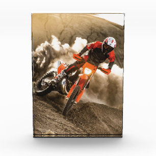 Motocrossrijder Fotoblokken