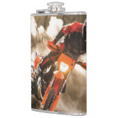 Motocrossrijder Heupfles (Links)