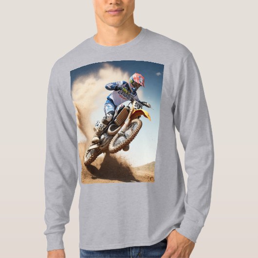 Motocrossrijder T-shirt (Voorkant)
