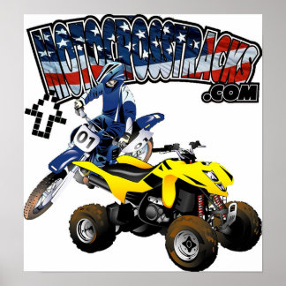 MotocrossTracks Print
