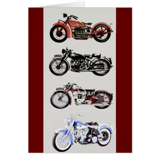 MOTOCYCLES vintages (Devant)