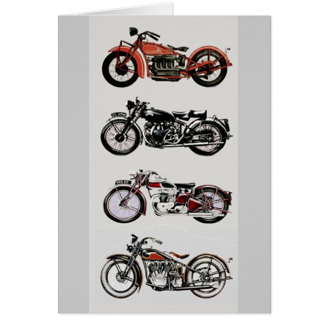 MOTOCYCLES vintages (Devant)
