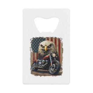 Motocyclette Drapeau USA Rétro Biker Chopper