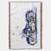 Motocyclette lancer la couverture (devant Vertical)